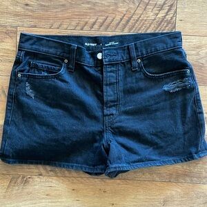 Brand new Old Navy “High Rise Slouchy Straight” shorts, minimal distressing